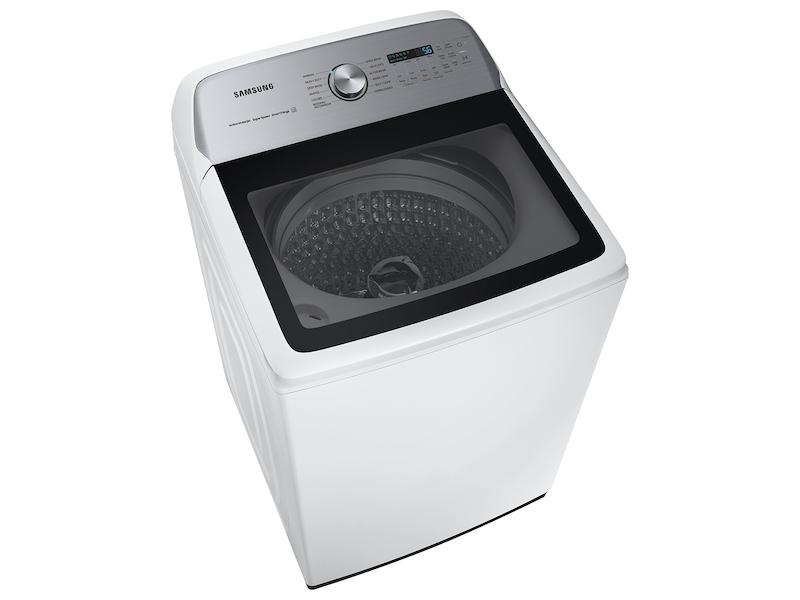 5.1 cu. ft. Smart Top Load Washer with ActiveWave™ Agitator and Super Speed Wash in White