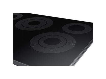Samsung NZ30K6330RG 30" Smart Electric Cooktop in Black Stainless Steel