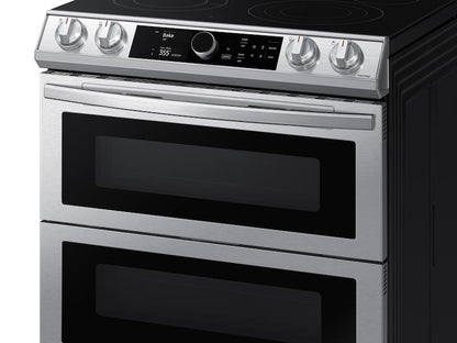 6.3 cu ft. Smart Slide-in Electric Range with Smart Dial, Air Fry, & Flex Duo™ in Stainless Steel