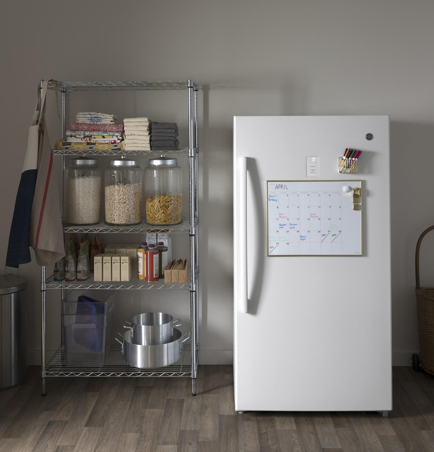 FUF17DLRWW GE® ENERGY STAR® 17.3 Cu. Ft. Frost-Free Garage Ready Upright Freezer