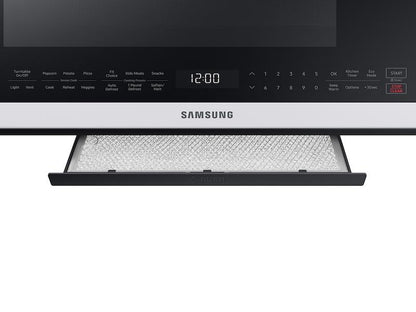 Samsung Bespoke Over-the-Range Microwave 2.1 cu. ft. with Sensor Cooking in White Glass