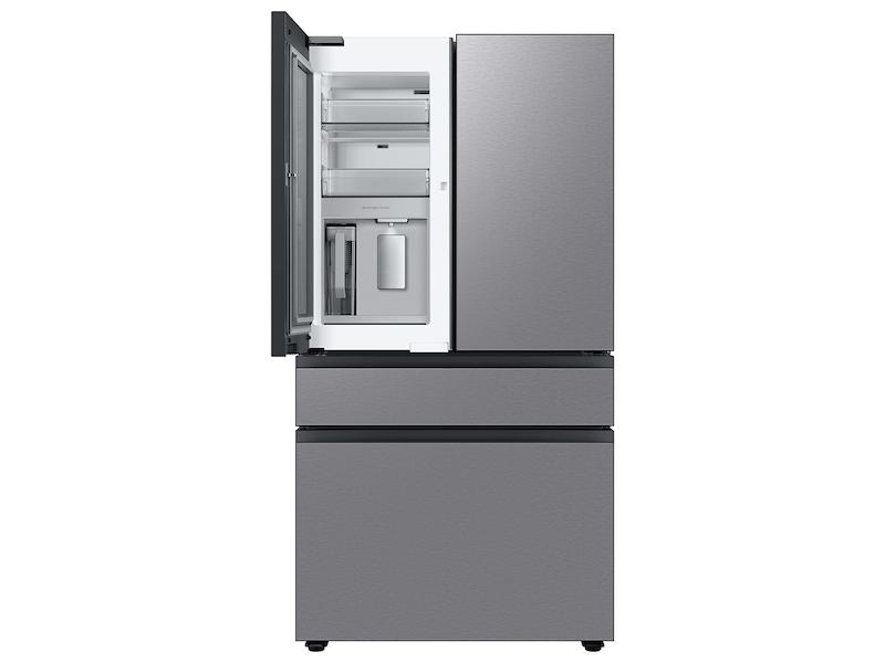 Samsung Bespoke 4-Door French Door Refrigerator (23 cu. ft.) with Beverage Center™ in Stainless Steel