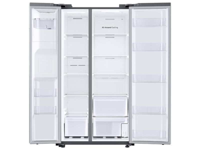 Samsung RS27T5200SR 27. 4 cu. ft. Side-by-Side Refrigerator with Large Capacity in Stainless Steel