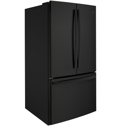 GNE27JGMBB GE® ENERGY STAR® 27.0 Cu. Ft. French-Door Refrigerator