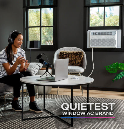 GE Profile™ ENERGY STAR® 10,100 BTU Inverter Smart Ultra Quiet Window Air Conditioner for Medium Rooms up to 450 sq. ft.