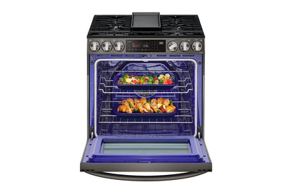 Lg LSGL6335D 6.3 cu ft. Smart Wi-Fi Enabled ProBake Convection® InstaView® Gas Slide-In Range with Air Fry