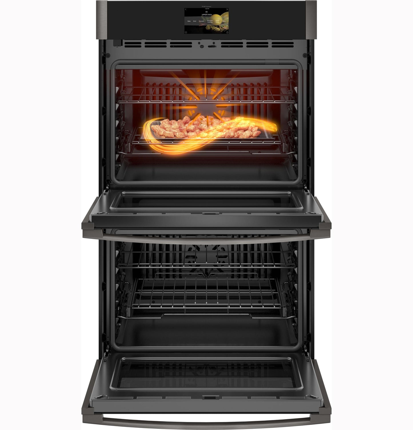 PTD7000BNTS GE Profile™ 30" Smart Built-In Convection Double Wall Oven with No Preheat Air Fry and Precision Cooking