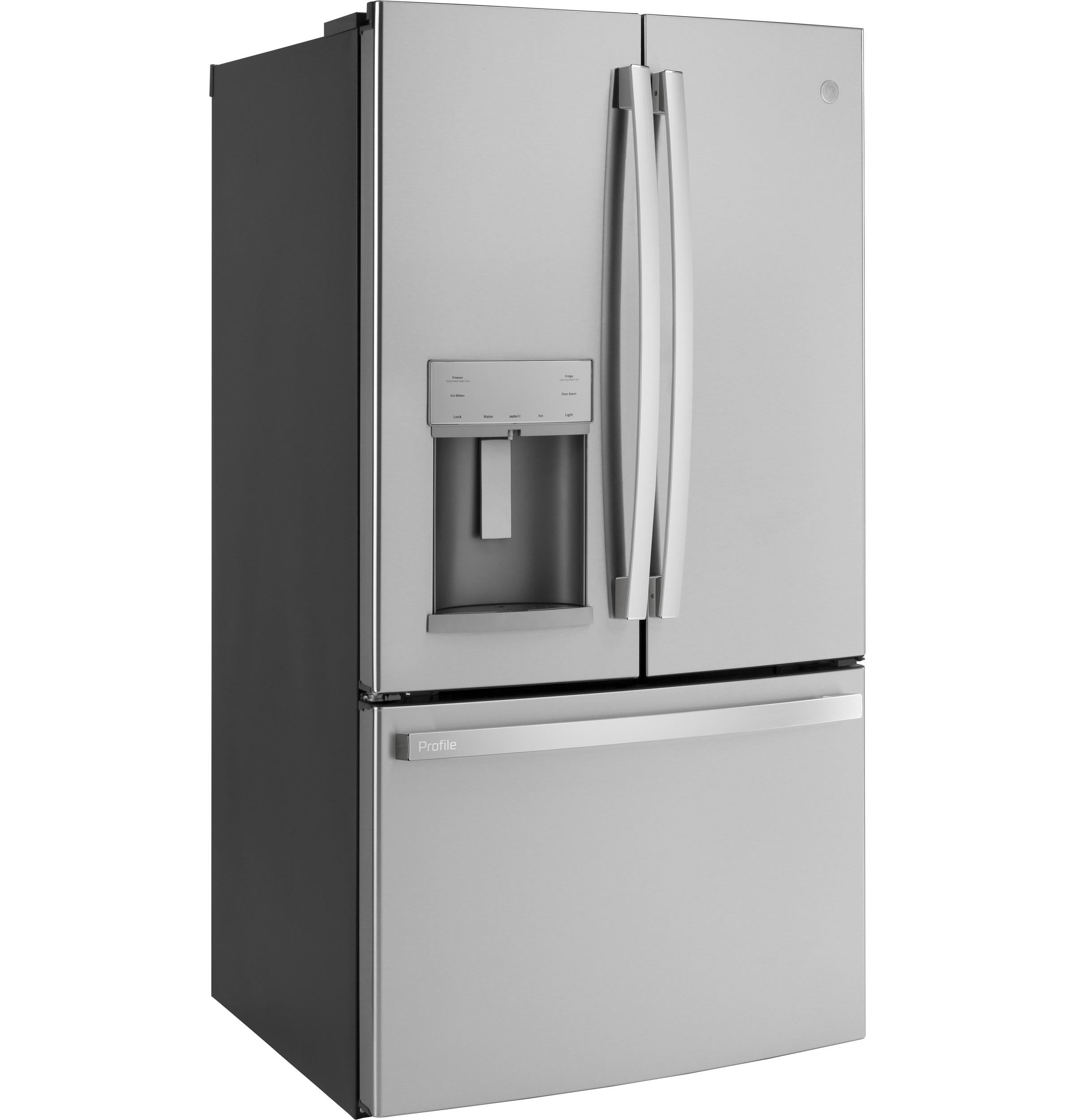 PFD28KYNFS GE Profile™ Series 27.7 Cu. Ft. Fingerprint Resistant French-Door Refrigerator with Door In Door and Hands-Free AutoFill