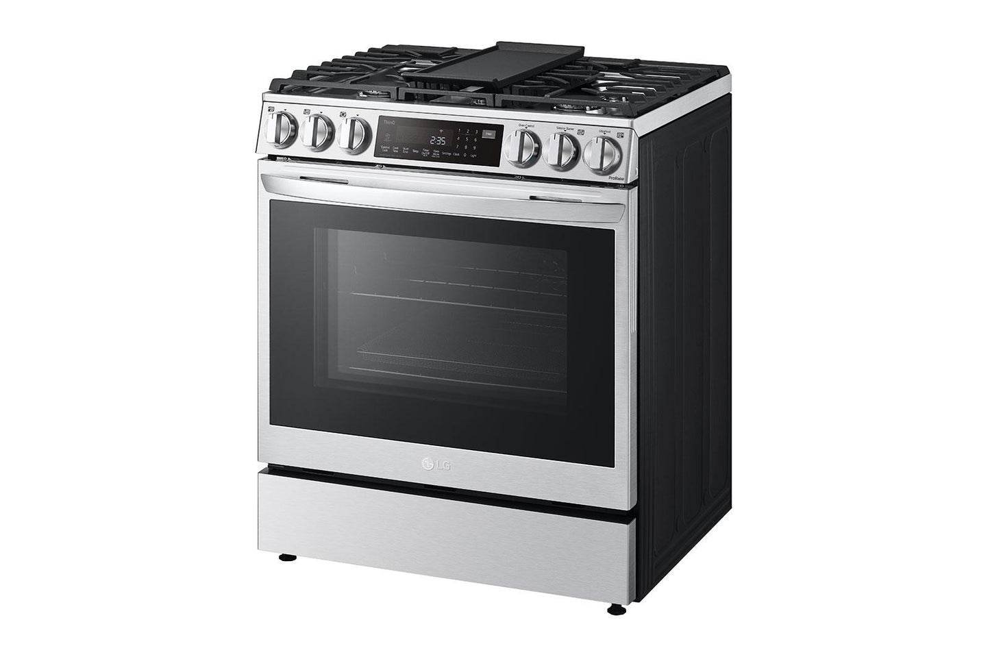 Lg LSGL6335F 6.3 cu ft. Smart Wi-Fi Enabled ProBake Convection® InstaView® Gas Slide-In Range with Air Fry