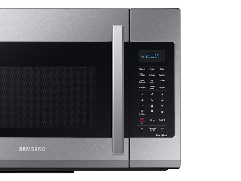 Samsung ME19A7041WS 1.9 cu. ft. Smart Over-the-Range Microwave with Wi-Fi and Sensor Cook in Stainless Steel