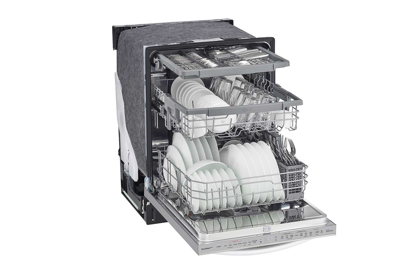Lg LDTS5552S 24-Inch QuadWash® Top Control Dishwasher - Stainless Steel