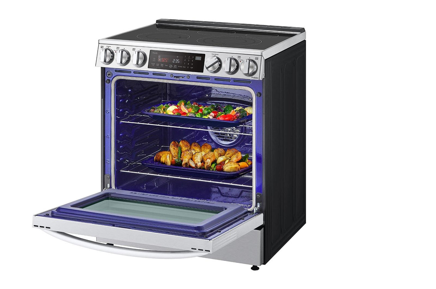 Lg 6.3 cu ft. Smart wi-fi Enabled ProBake Convection® InstaView® Electric Slide-In Range with Air Fry