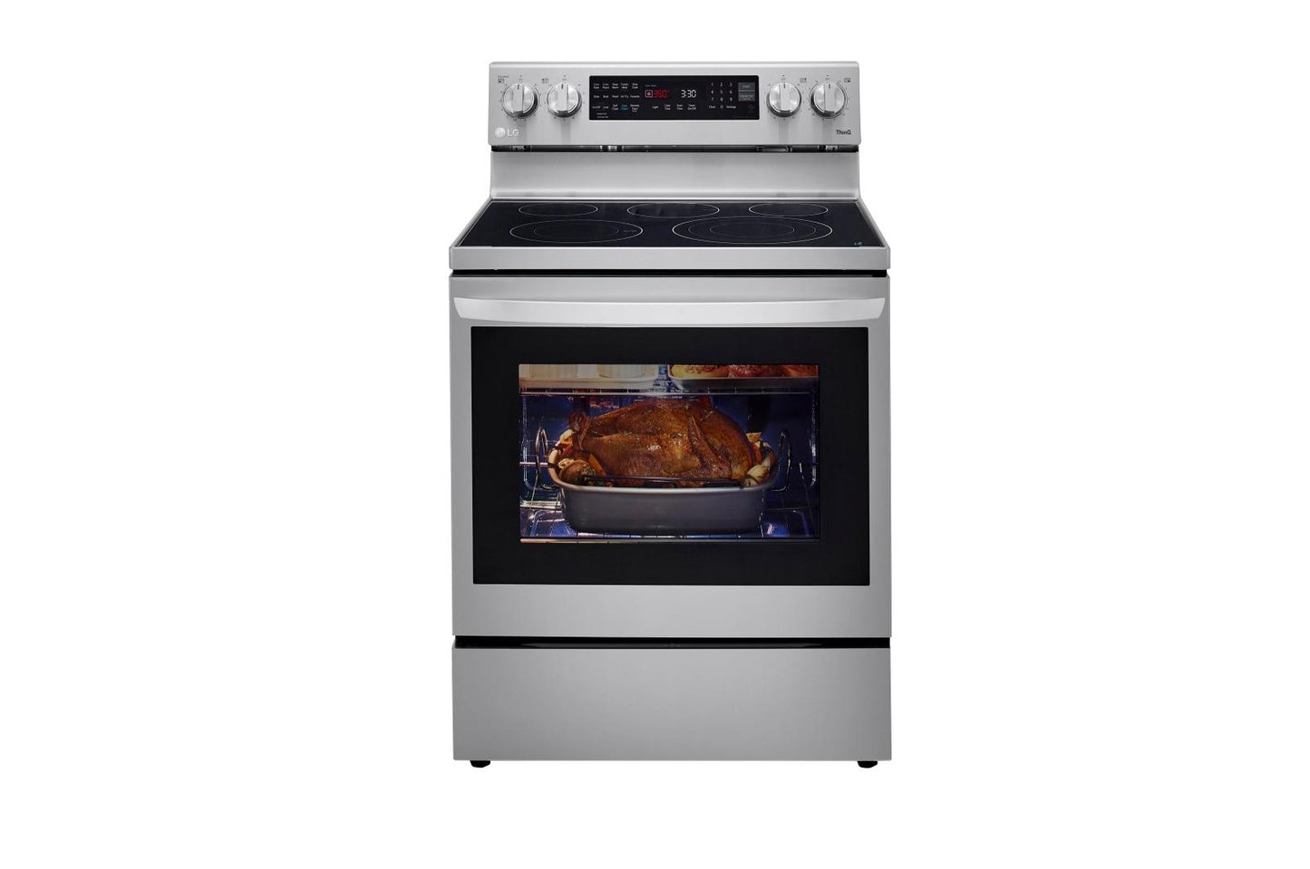 Lg LREL6325F 6.3 cu. ft. Smart Wi-Fi Enabled True Convection InstaView® Electric Range with Air Fry