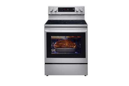 Lg LREL6325F 6.3 cu. ft. Smart Wi-Fi Enabled True Convection InstaView® Electric Range with Air Fry