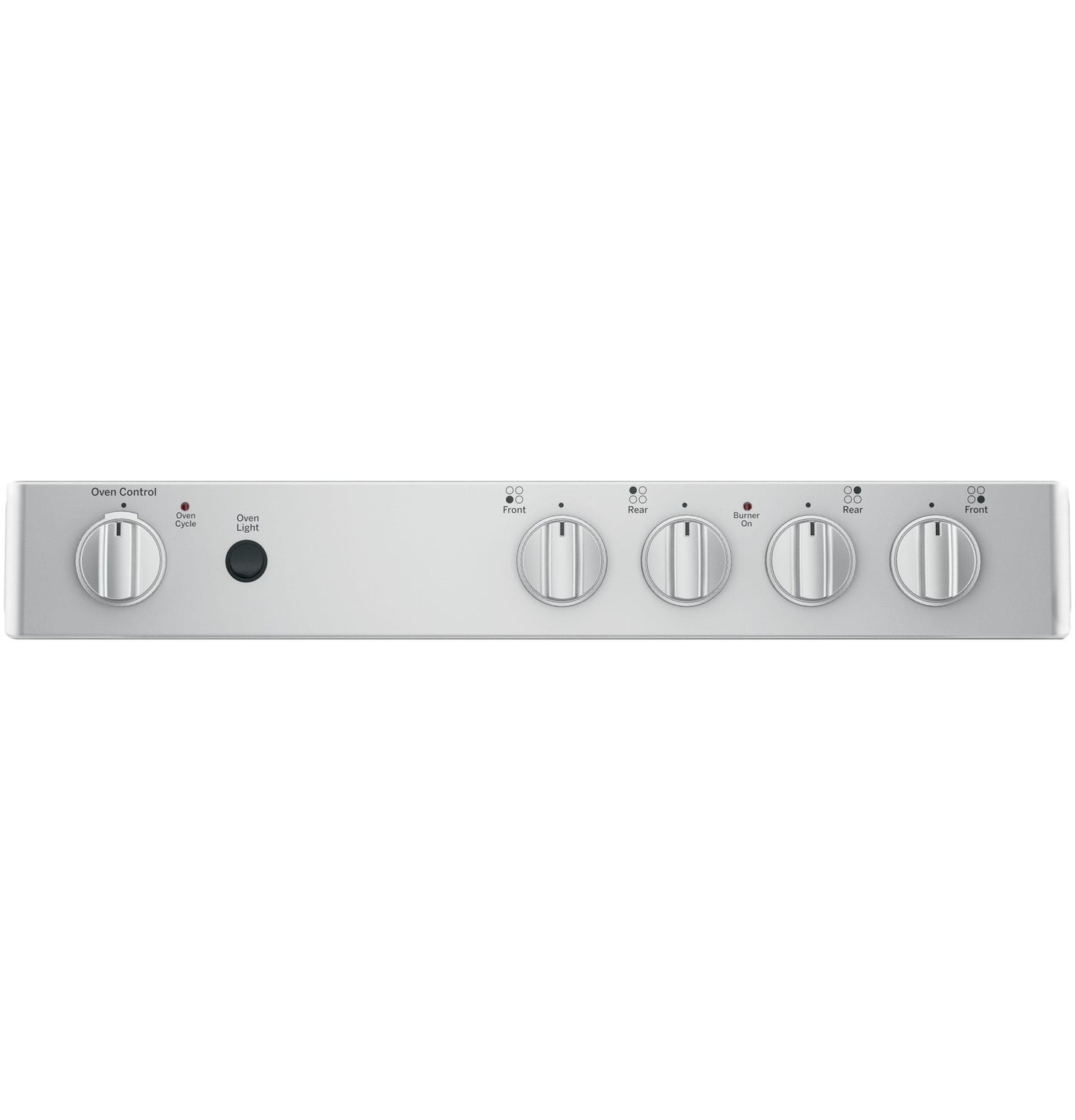JAS640RMSS GE® ENERGY STAR® 24" Free-Standing/Slide-in Front Control Range with Steam Clean and Large Window