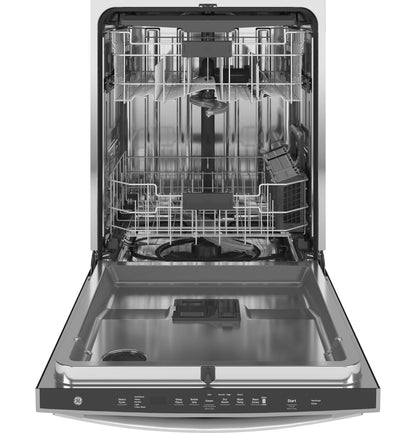 GE® Top Control with Stainless Steel Interior Dishwasher with Sanitize Cycle & Dry Boost with Fan Assist