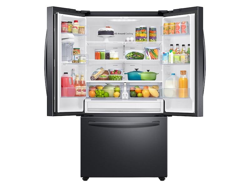 Samsung RF28T5021SG 28 cu. ft. Large Capacity 3-Door French Door Refrigerator with AutoFill Water Pitcher in Black Stainless Steel