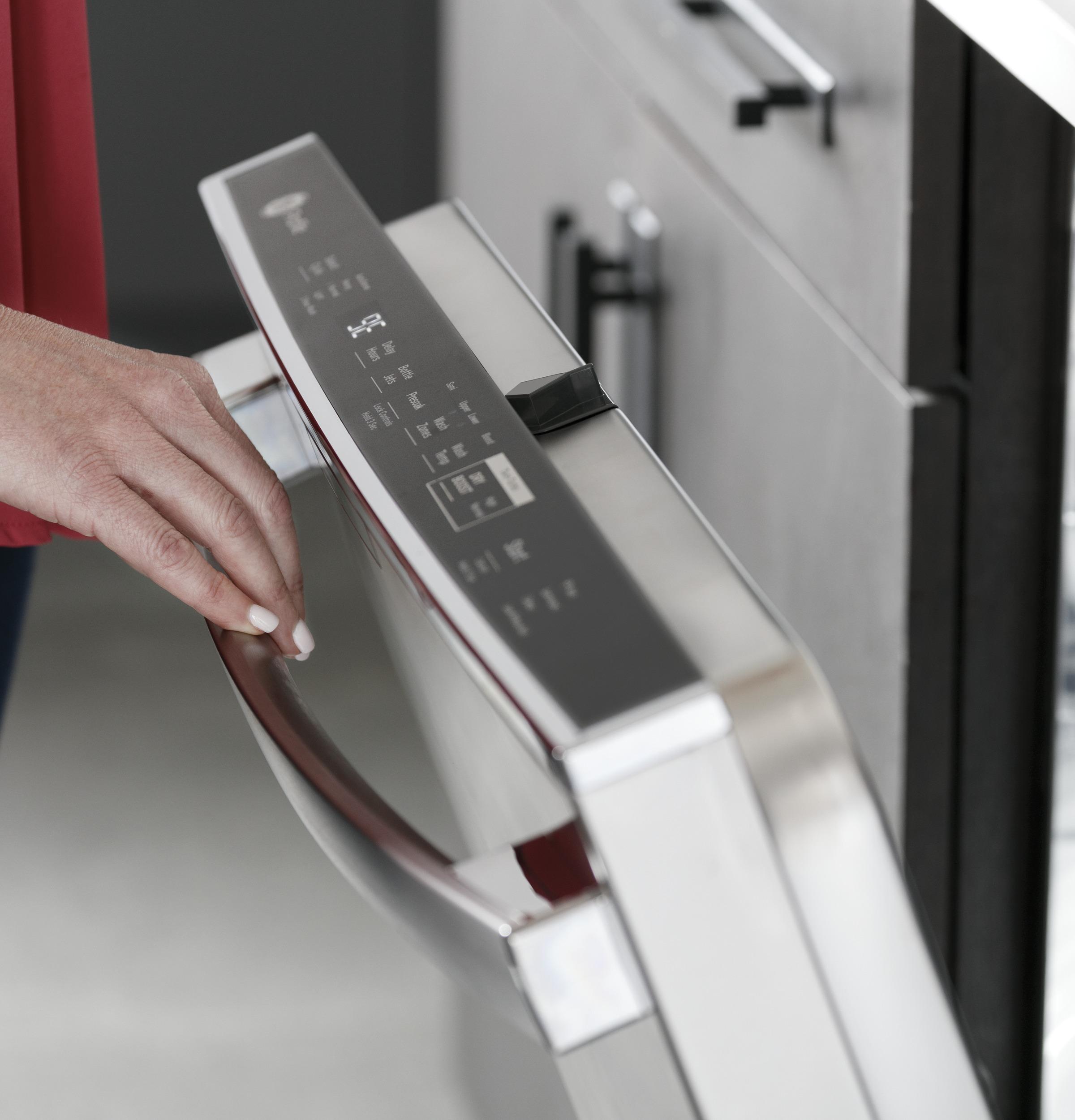 GE Profile™ ENERGY STAR® Fingerprint Resistant Top Control with Stainless Steel Interior Dishwasher with Sanitize Cycle