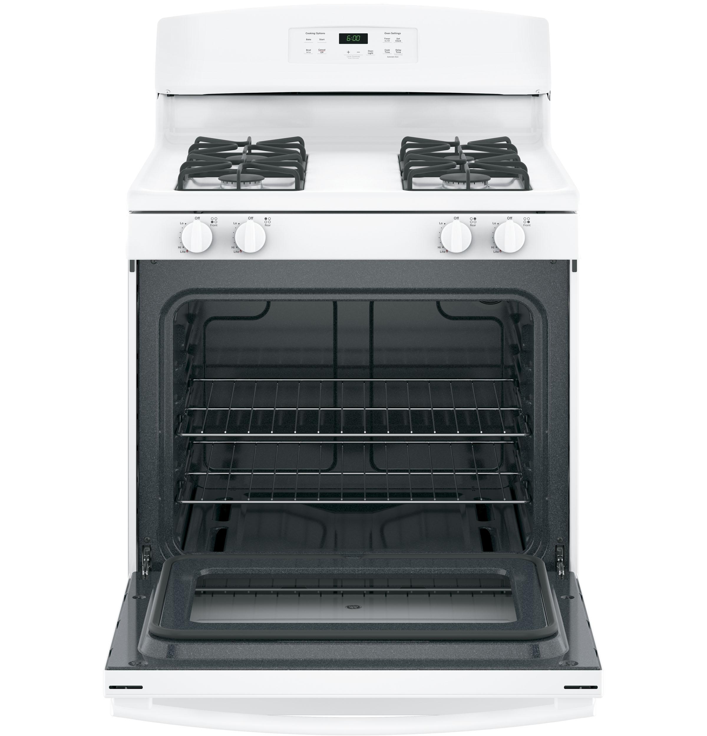 JGBS60DEKWW GE® 30" Free-Standing Gas Range