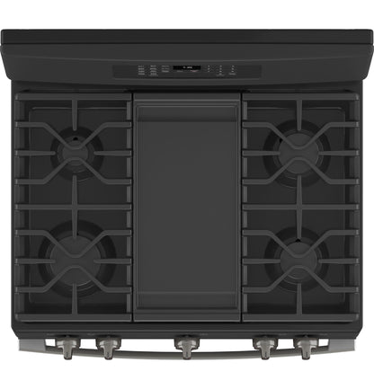 GE® 30" Free-Standing Gas Convection Range with No Preheat Air Fry