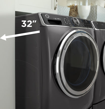 GFW550SSNWW GE® ENERGY STAR 4.8 cu. ft. Capacity Smart Front Load ® Washer with UltraFresh Vent System with OdorBlock™ and Sanitize w/Oxi