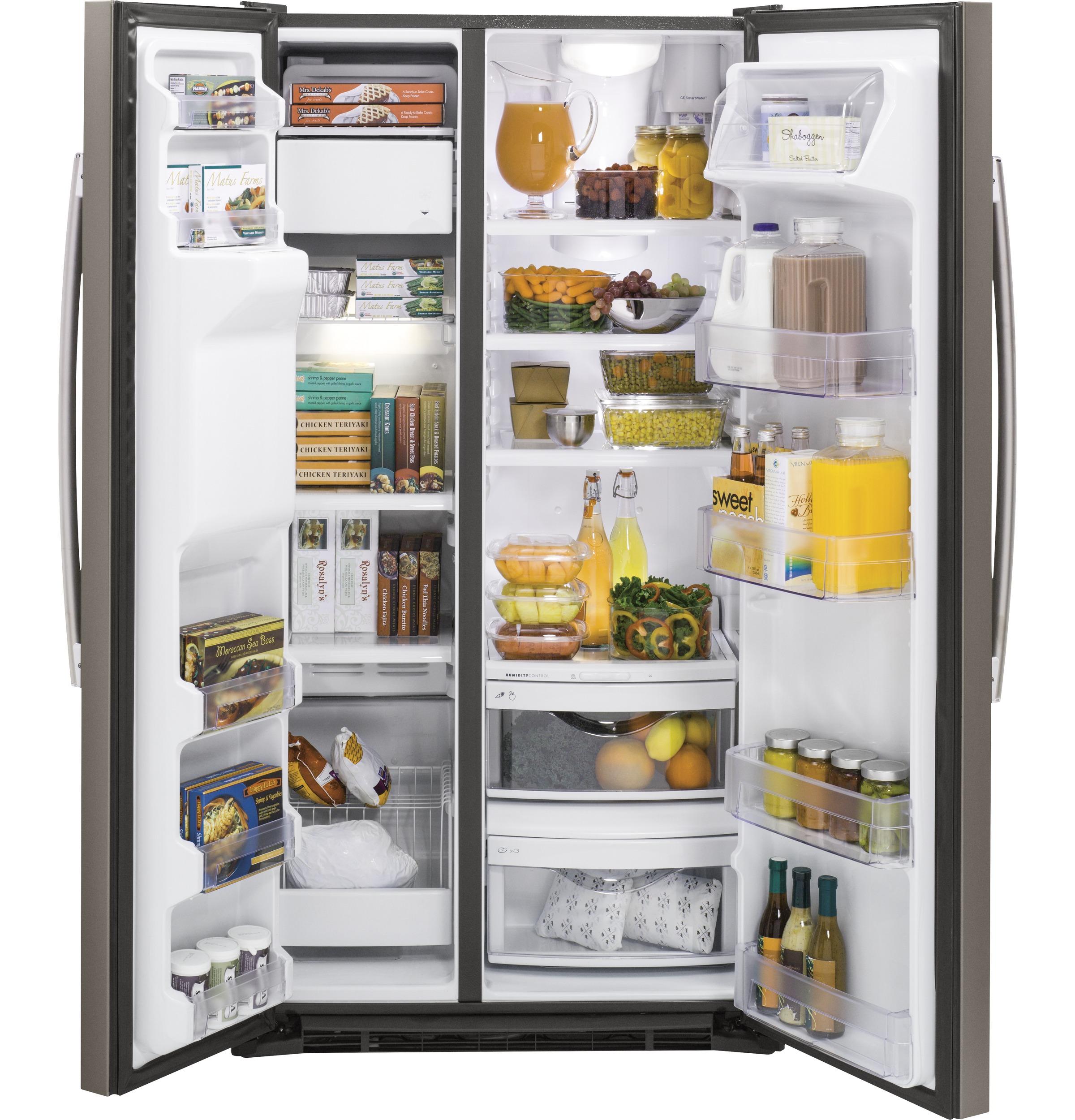 GE® 21.9 Cu. Ft. Counter-Depth Side-By-Side Refrigerator