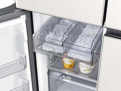 Bespoke 4-Door Flex™ Refrigerator (29 cu. ft.) in White Glass (2021)