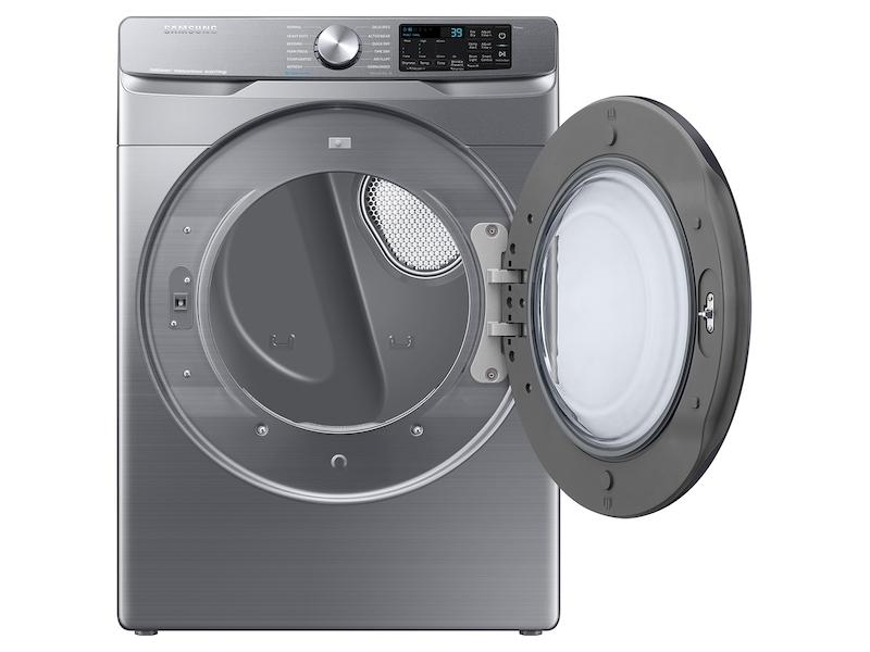 Samsung DVG45B6300P 7.5 cu. ft. Smart Gas Dryer with Steam Sanitize+ in Platinum