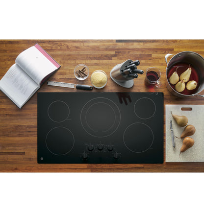 JP3036DLBB GE® 36" Built-In Knob Control Electric Cooktop