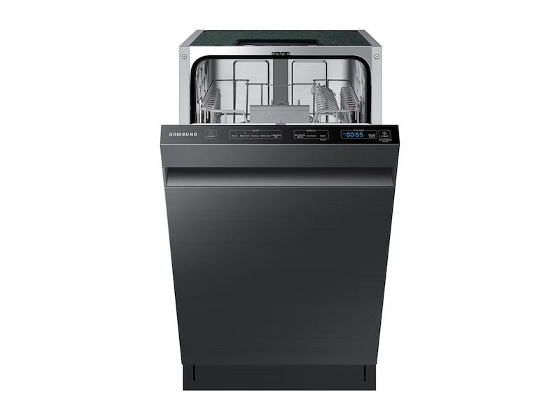 Whisper Quiet 46 dBA Dishwasher in Black Stainless Steel