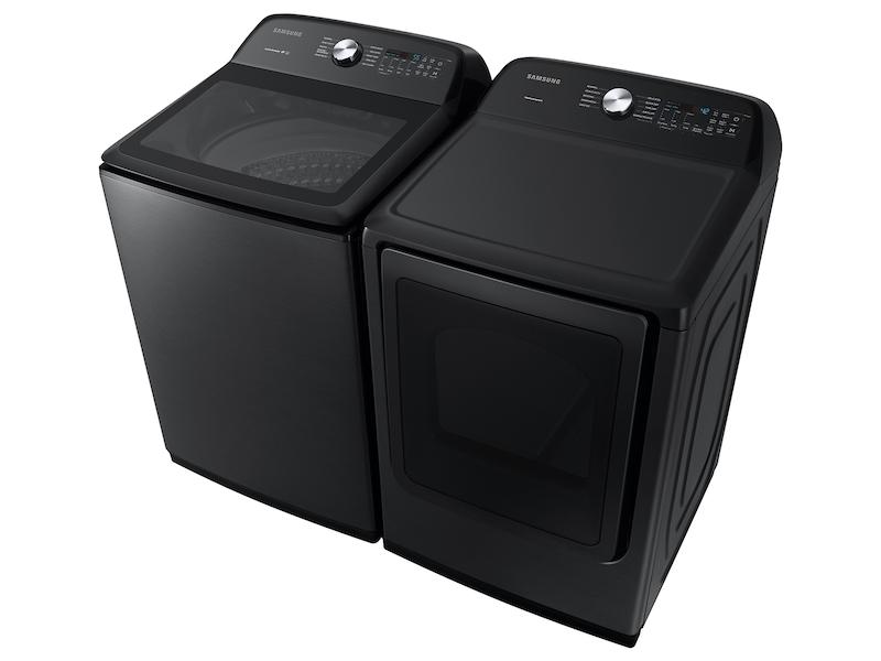 Samsung 7.4 cu. ft. Capacity Electric Dryer with Sensor Dry in Brushed Black