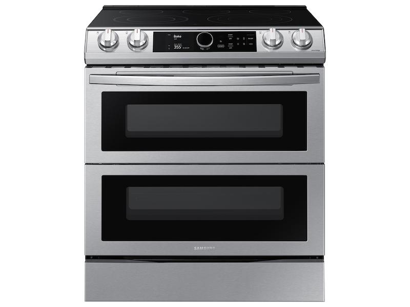 Samsung 6.3 cu ft. Smart Slide-in Electric Range with Smart Dial, Air Fry,