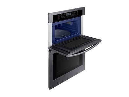 Samsung NQ70T5511DG 30" Microwave Combination Wall Oven with Wi-Fi in Black Stainless Steel