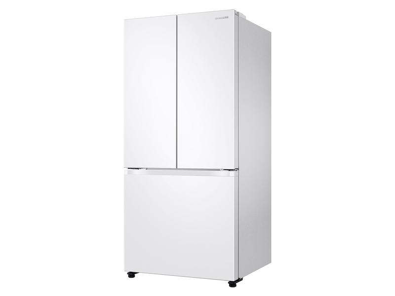 19.5 cu. ft. Smart 3-Door French Door Refrigerator in White
