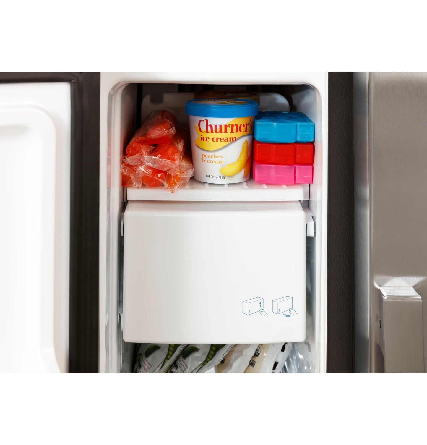 GSS23GYPFS GE 23.0 Cu. Ft. Side-By-Side Refrigerator