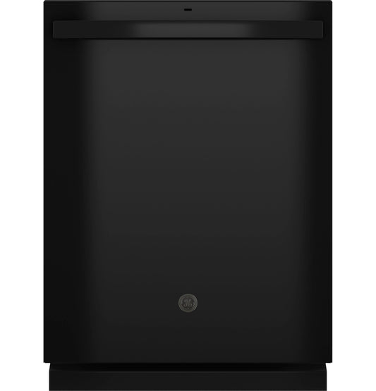 GDT535PGRBB GE® ENERGY STAR® Top Control with Plastic Interior Dishwasher with Sanitize Cycle & Dry Boost