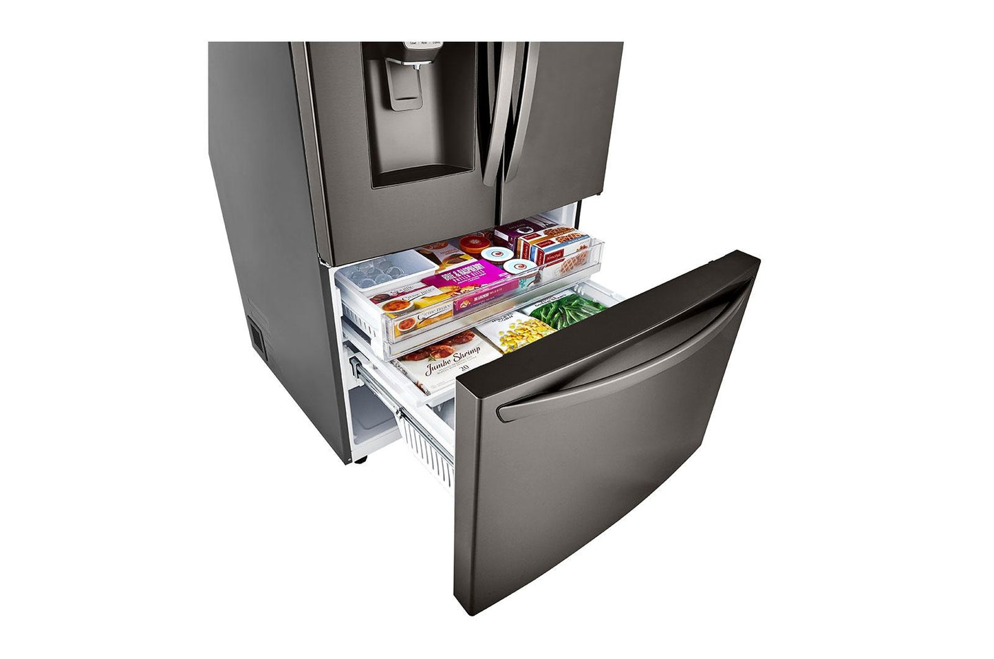 Lg LRFXC2416D 24 cu. ft. Smart Counter-Depth Refrigerator with Craft Ice™
