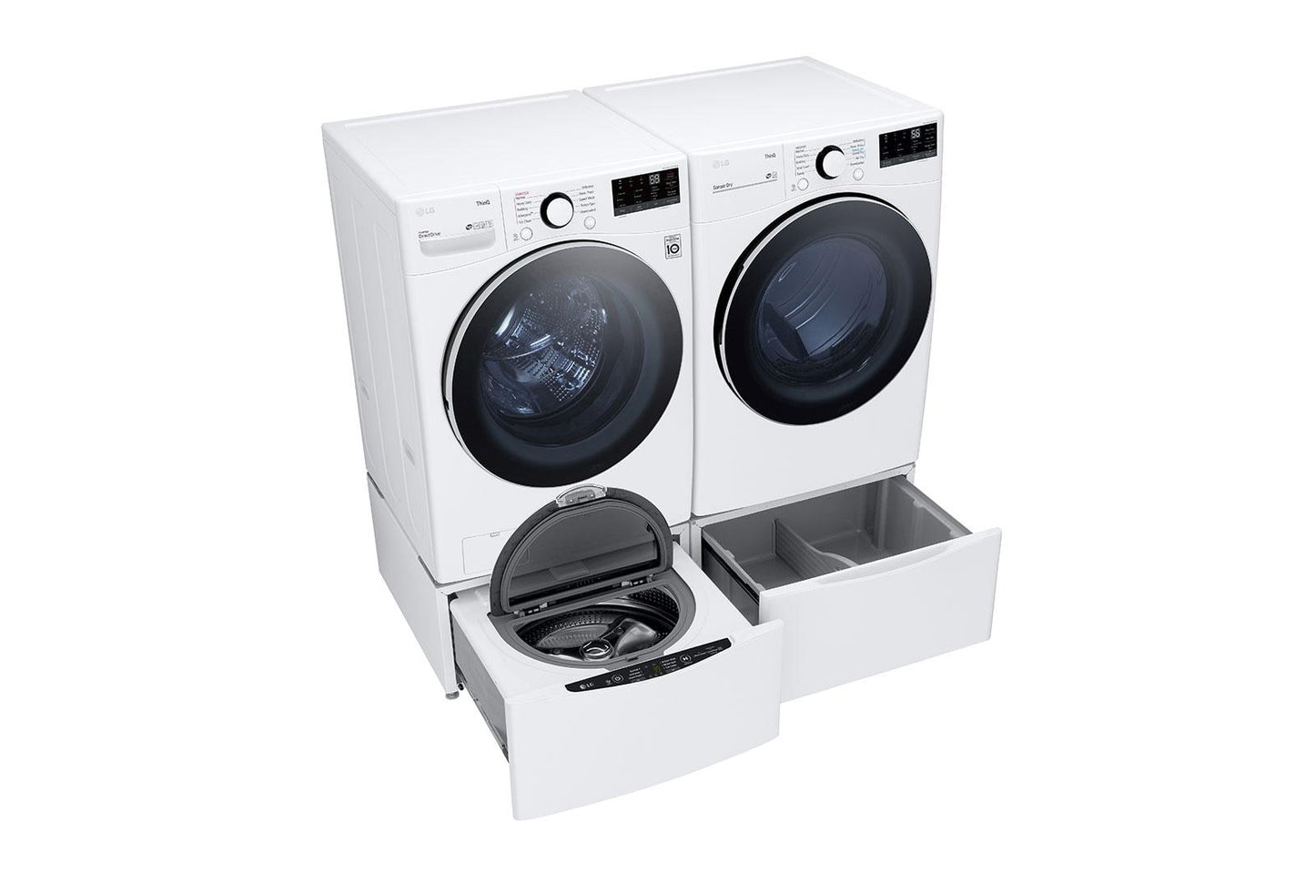 4.5 cu. ft. Ultra Large Capacity Smart wi-fi Enabled Front Load Washer with Built-In Intelligence & Steam Technology