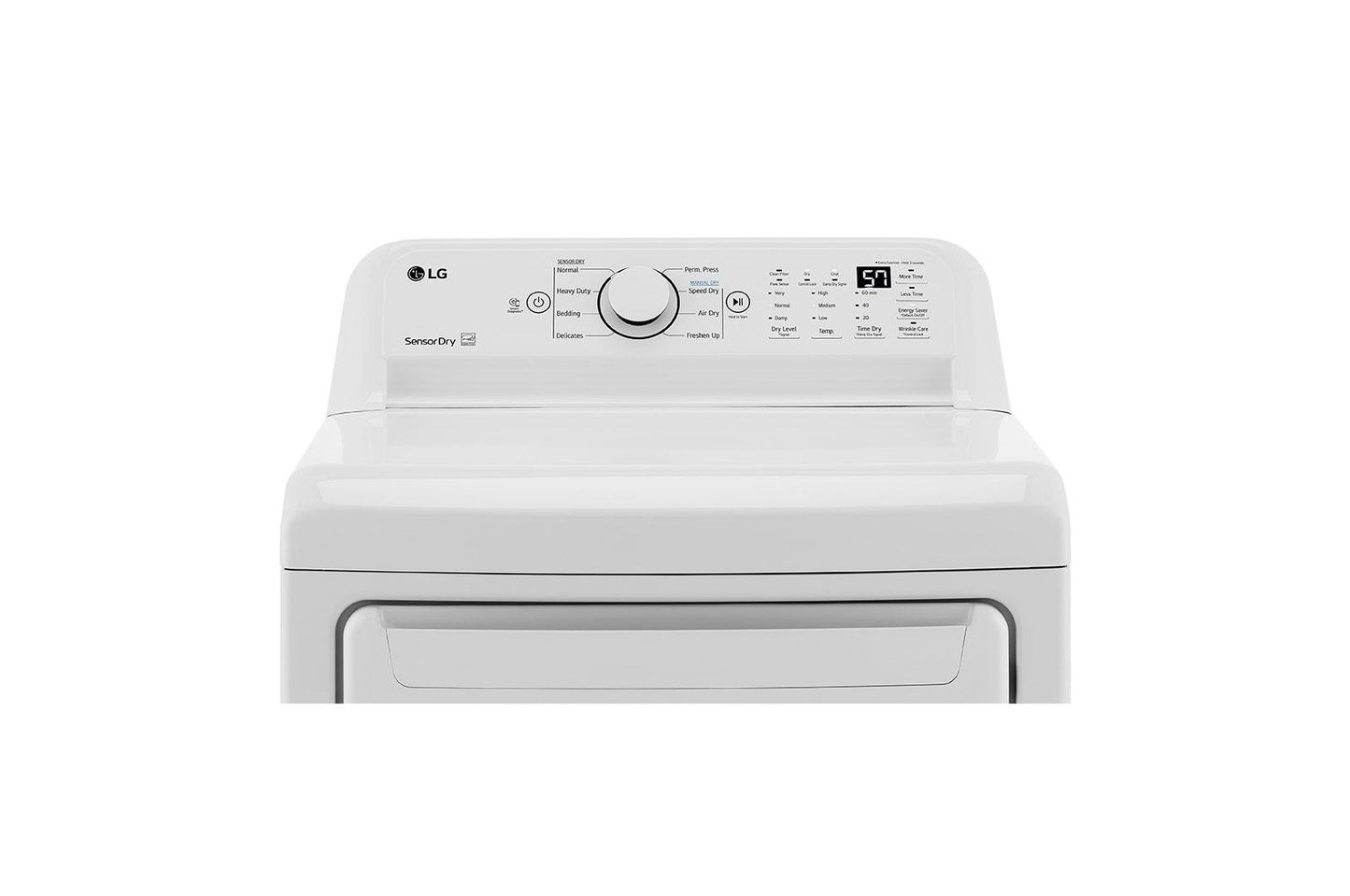 Lg DLE7000W 7.3 cu.ft. Ultra Large High Efficiency Dryer™ , Electric, White