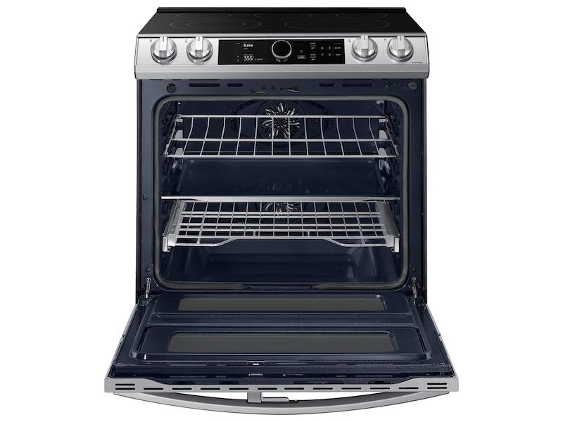 Samsung 6.3 cu ft. Smart Slide-in Electric Range with Smart Dial, Air Fry,