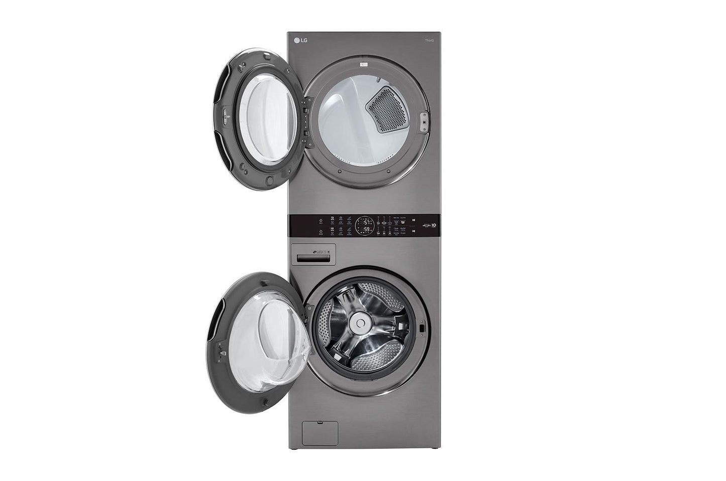 Lg WKG101HVA Single Unit Front Load LG WashTower™ with Center Control™ 4.5 cu. ft. Washer and 7.4 cu. ft. Gas Dryer