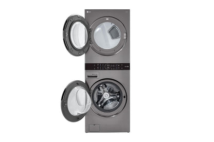 Lg WKG101HVA Single Unit Front Load LG WashTower™ with Center Control™ 4.5 cu. ft. Washer and 7.4 cu. ft. Gas Dryer