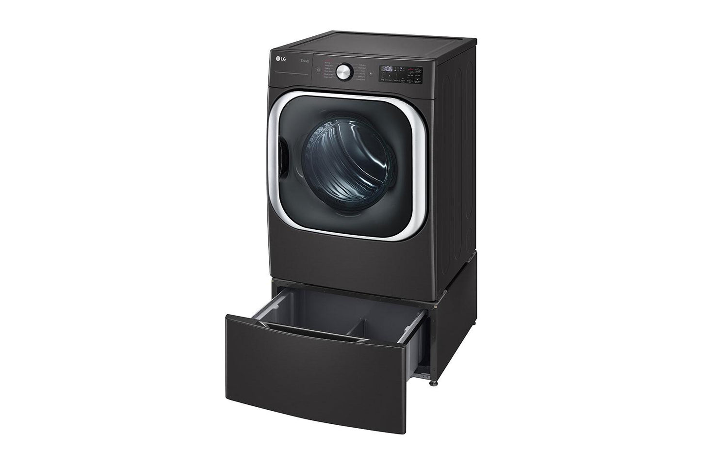 Lg DLGX8901B 9.0 cu. ft. Mega Capacity Smart Wi-Fi Enabled Front Load Gas Dryer with TurboSteam™ and Built-In Intelligence