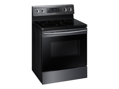 Samsung NE59M4320SG 5.9 cu. ft. Freestanding Electric Range with Convection in Black Stainless Steel