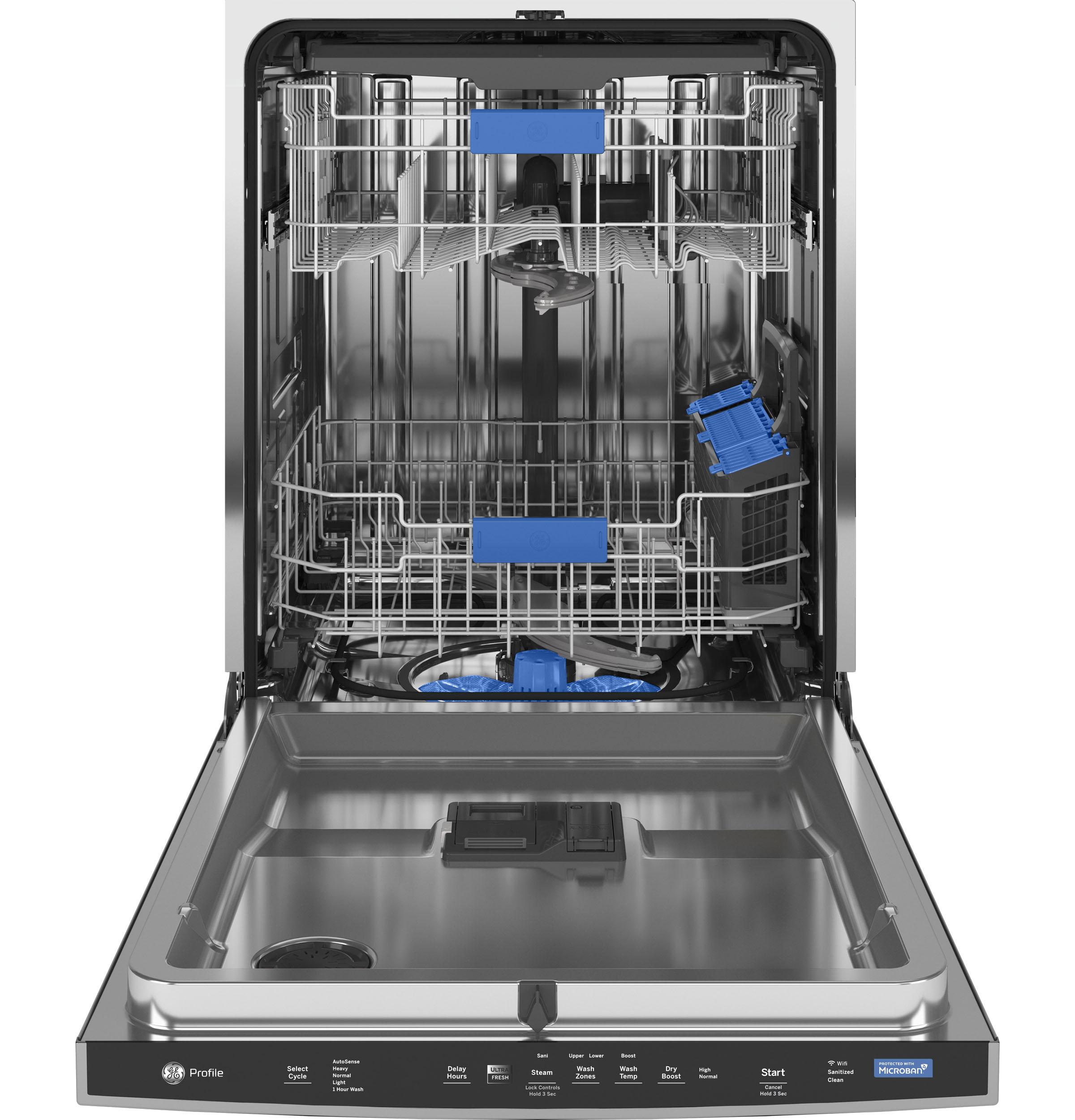 GE Profile™ ENERGY STAR® UltraFresh System Dishwasher with Stainless Steel Interior