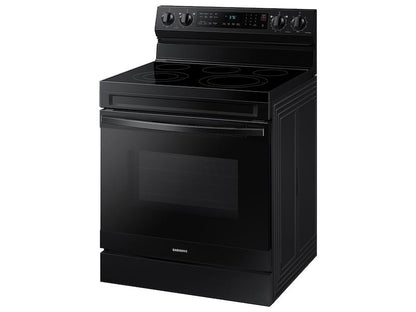 Samsung NE63A6511SB 6.3 cu. ft. Smart Freestanding Electric Range with No-Preheat Air Fry & Convection in Black