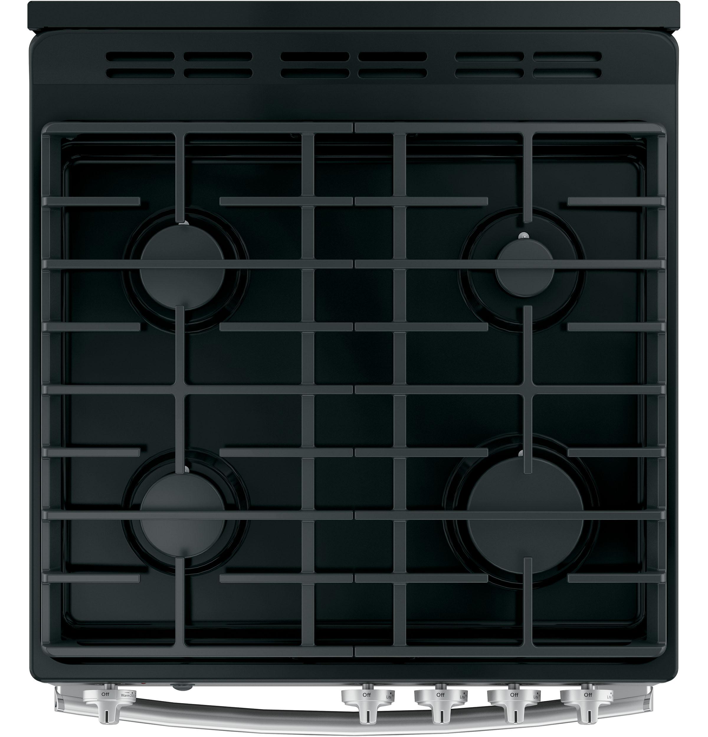 JGAS640RMSS GE® 24" Steam Clean Free-Standing/Slide-in Gas Range