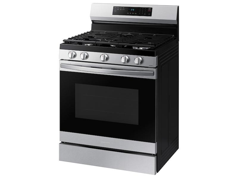 Samsung NX60A6511SS 6.0 cu. ft. Smart Freestanding Gas Range with No-Preheat Air Fry & Convection in Stainless Steel