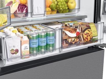 Samsung RF24BB6200QLAA Bespoke 3-Door French Door Refrigerator (24 cu. ft.) with AutoFill Water Pitcher in Stainless Steel