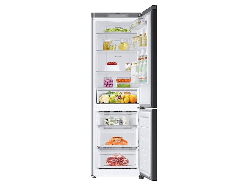 12.0 cu. Ft. Bespoke Bottom Freezer Refrigerator with Flexible Design in Navy Glass